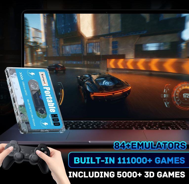 Console HDD 110000 Jeux vidéos