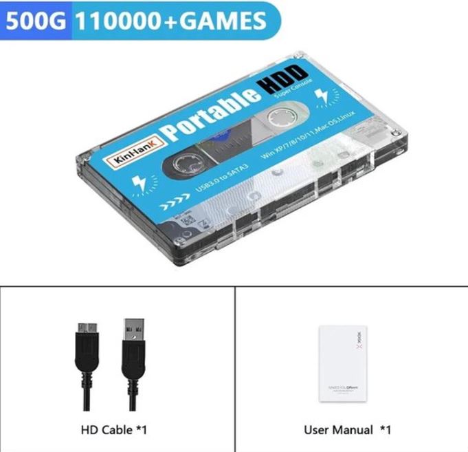 Console HDD 110000 Jeux vidéos