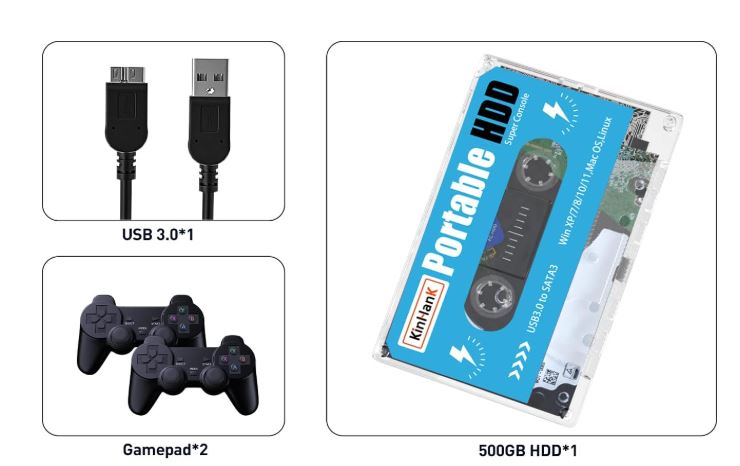 Console HDD 110000 Jeux vidéos