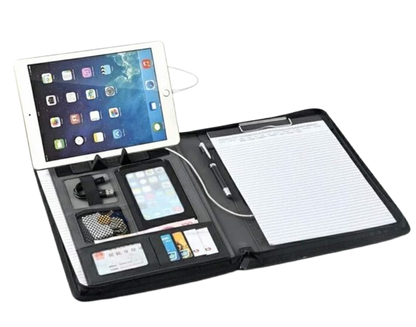 Porto-Folio Business Intelligent avec Power Bank Intégré